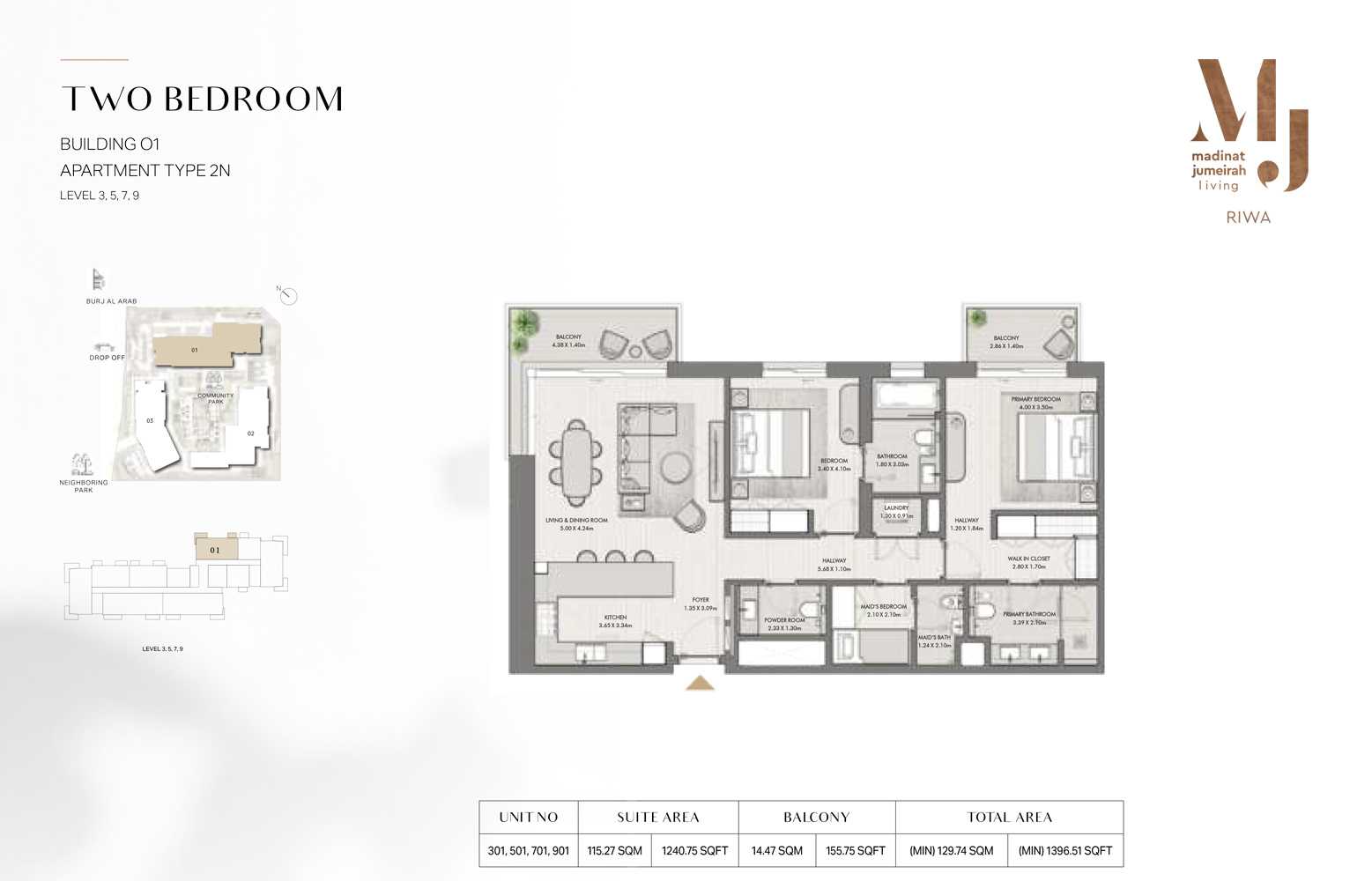 Unit 301,501,701,901